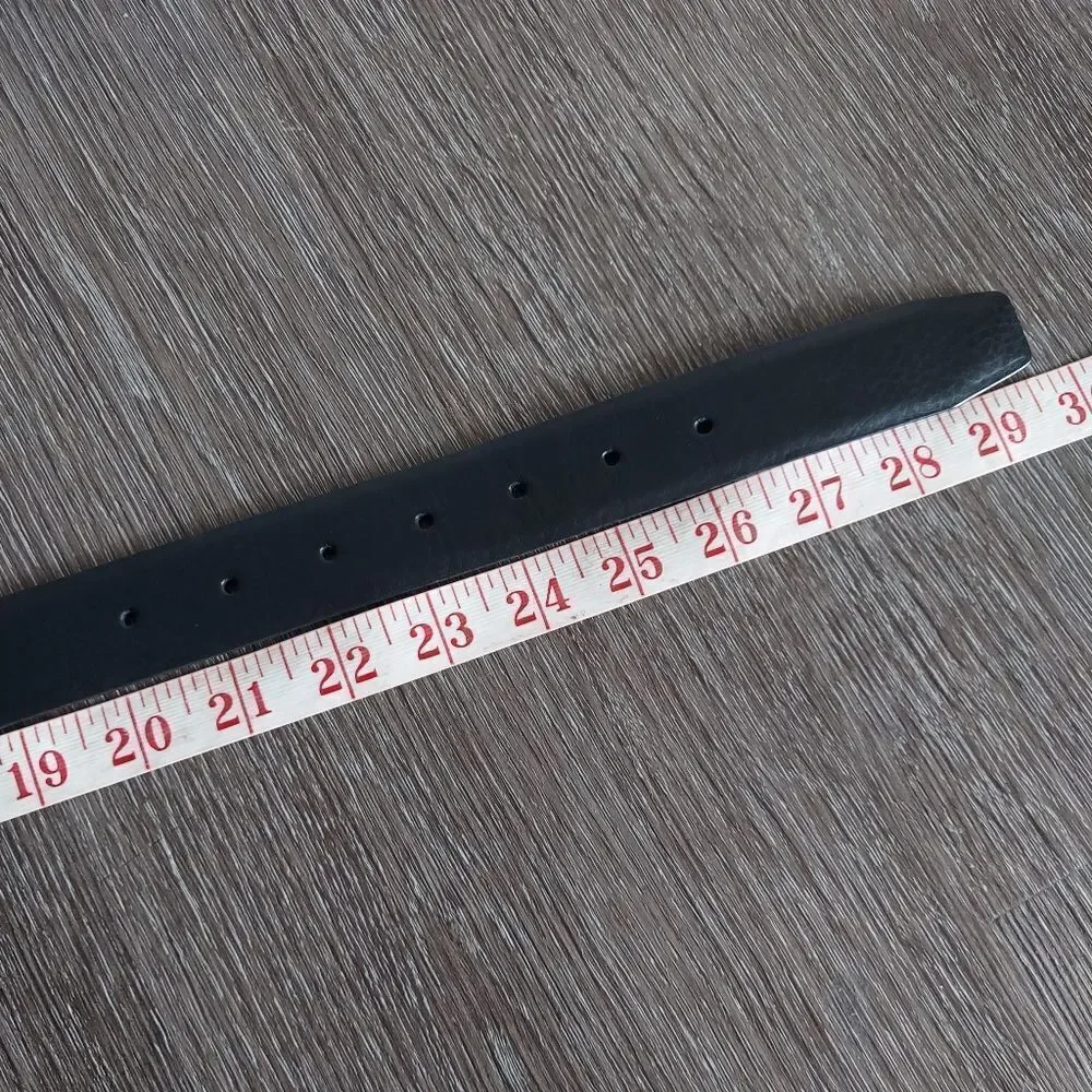 Nike Reversible Black Brown Faux Leather Belt Small